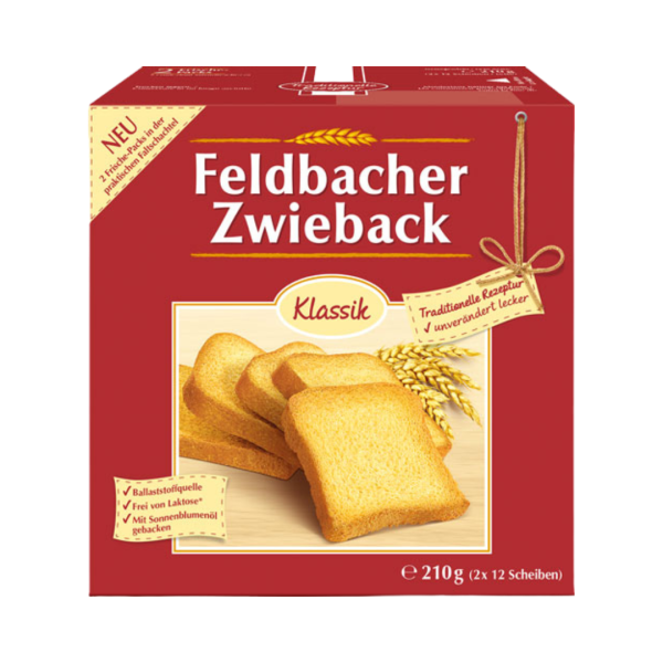 Feldbacher Zwieback, 210 Gramm